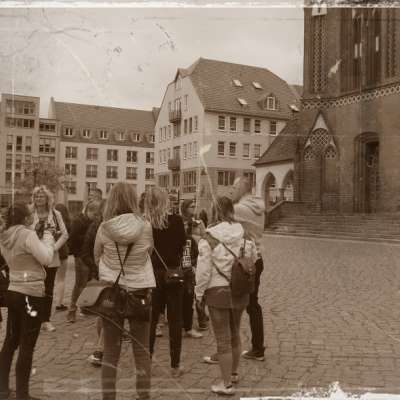 Młodzież z Cybinki i Frankfurtu odkrywała dwumiasto nad Odrą