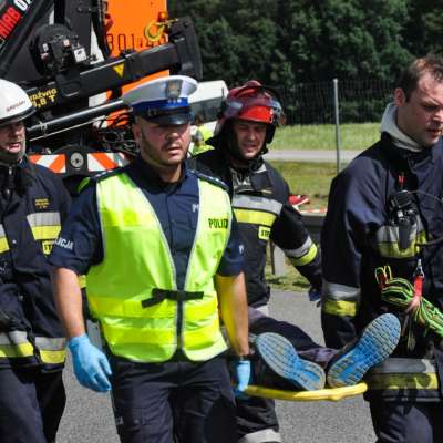 Wypadek na drodze S-3 – wspólne ćwiczenia służb