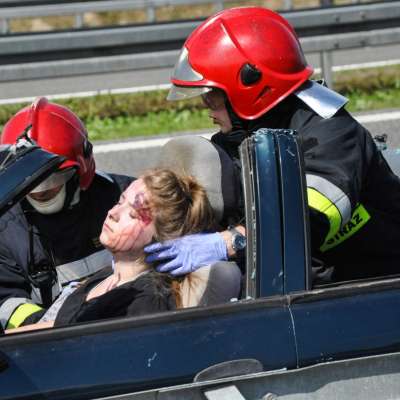 Wypadek na drodze S-3 – wspólne ćwiczenia służb
