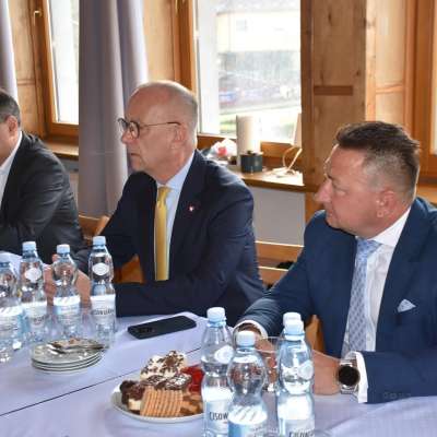 Marszałek Marcin Jabłoński spotkał się z Cechem