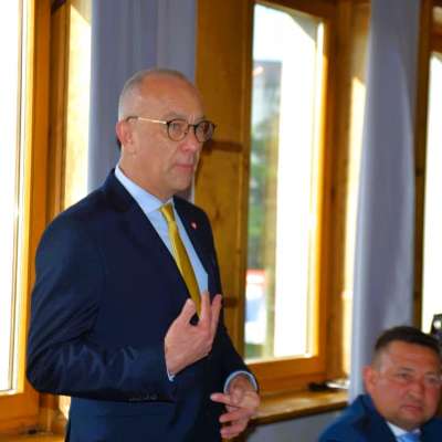 Marszałek Marcin Jabłoński spotkał się z Cechem