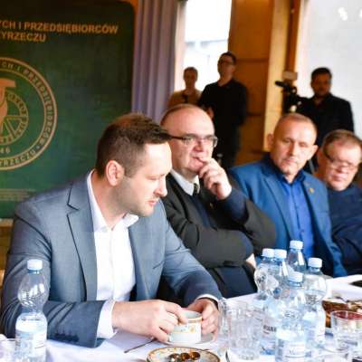 Marszałek Marcin Jabłoński spotkał się z Cechem