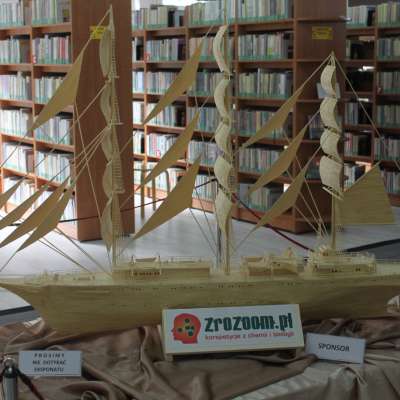 Największy w Polsce statek z zapałek