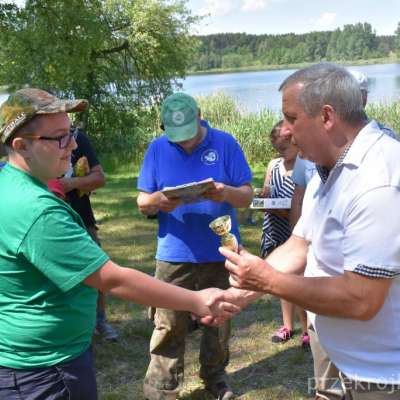 Wędkarski Dzień Dziecka nad jeziorem Ostrowskim